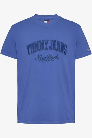 Tommy Hilfiger T-shirt met logoborduring en verwassen afwerking