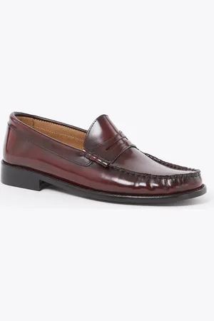 L.K. Bennett Solo loafer van leer met lakfinish