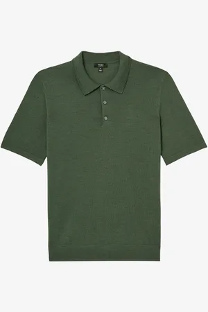 Reiss Manor regular fit polo van merino wol