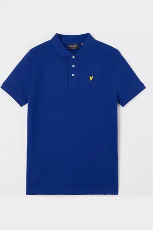 Lyle & Scott Polo van piqué katoen met logoborduring