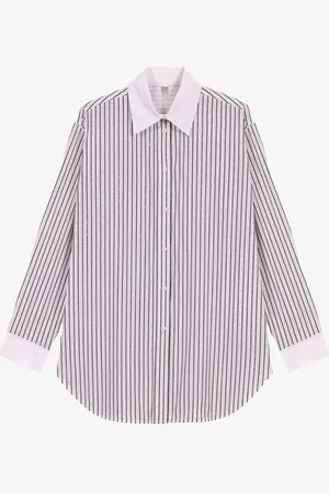 Maje Oversized blouse met streepprint