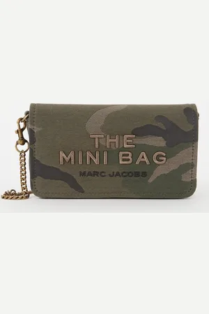 Marc Jacobs The Mini Bag crossbodytas van canvas met camouflage print