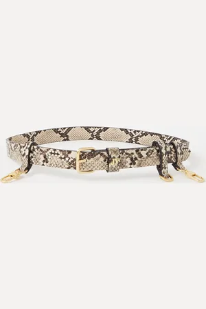 Josh V EVAI riem met slangenprint