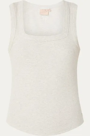 Josh V Dieda tanktop met ribstructuur