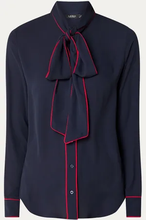 Ralph Lauren Blouse met sjaalkraag