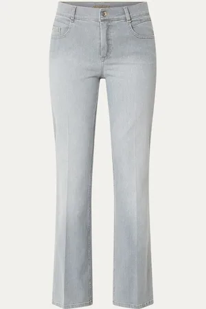 Atelier Gardeur Mid waist bootcut jeans in lyocellblend met gekleurde wassing