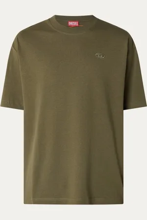 Diesel T-boggy T-shirt met logoborduring