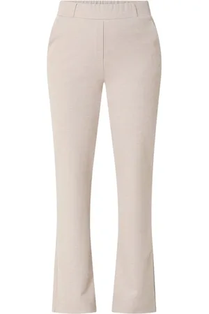 Expresso High waist flared pantalon met steekzakken