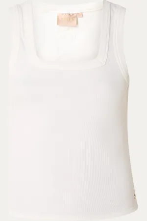Josh V Dieda tanktop met ribstructuur