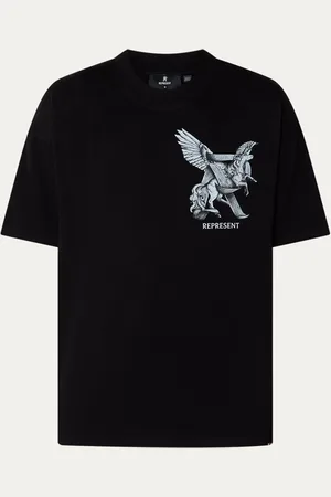 Represent T-shirt met logo- en backprint