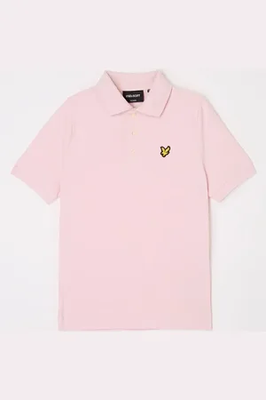 Lyle & Scott Polo van piqué katoen met logoborduring