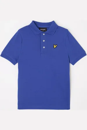 Lyle & Scott Polo van piqué katoen met logoborduring