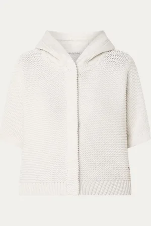 Moscow Timmy grofgebreid vest met capuchon
