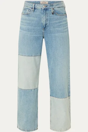 Mos Mosh MMRelee high waist straight leg jeans met lichte wassing