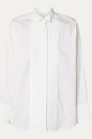 L.K. Bennett Colette blouse met plissé