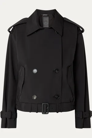 Airforce Cropped double-breasted trenchcoat met waterafstotende coating