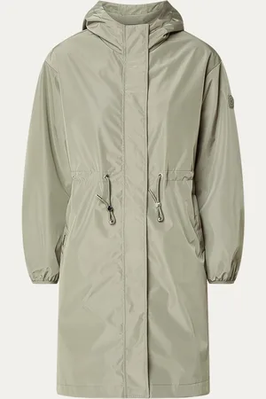 Airforce Mary parka met trekkoord en waterafstotende coating