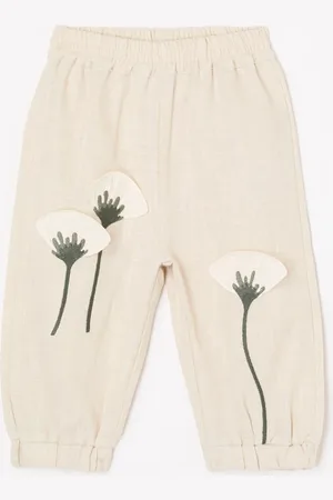 Donsje Anje tapered fit broek van linnen