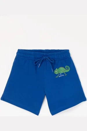 Mini Rodini Lizard loose fit korte joggingbroek van biologisch katoen