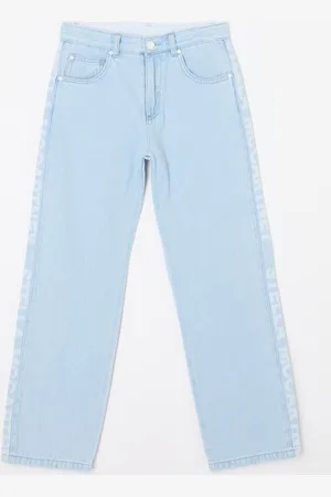 Stella McCartney Straight leg jeans met lichte wassing