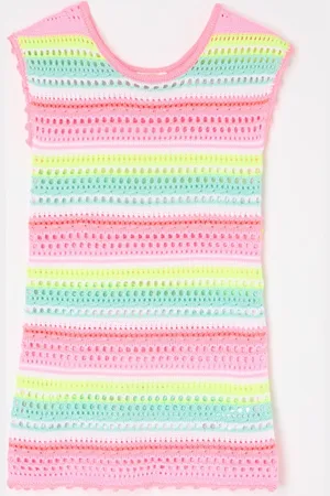 Billieblush Grofgebreide jurk met ronde hals