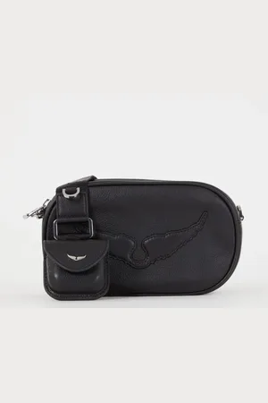 Zadig & Voltaire Rock With You crossbodytas van leer met afneembare schouderriem