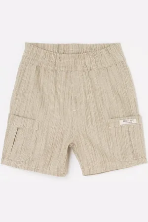 Donsje Aleid loose fit korte broek met gemêleerd dessin