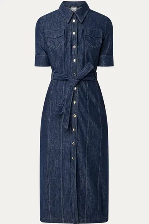 pennyblack Saturno midi blousejurk van jersey met strikceintuur