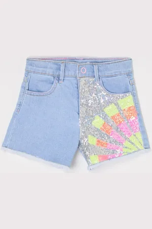 Billieblush Straight fit korte broek van denim