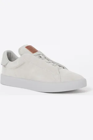 Boggi Milano Sneaker van suède met logo