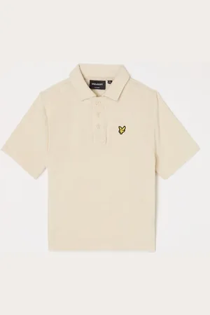 Lyle & Scott Polo van badstof