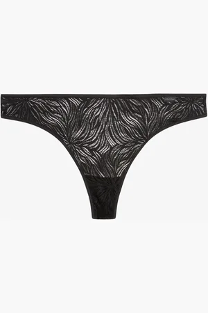 Calvin Klein Sheer Marquisette string van kant
