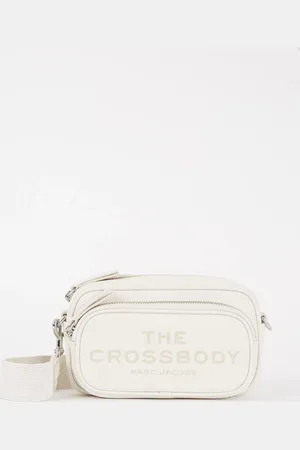 Marc Jacobs The Crossbody crossbodytas van leer met logo