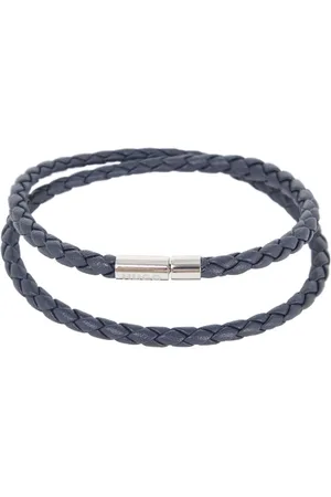 HUGO BOSS Gevlochten armband van leer