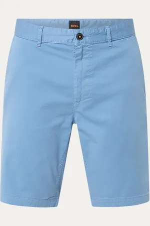 HUGO BOSS Straight fit korte chino met steekzakken