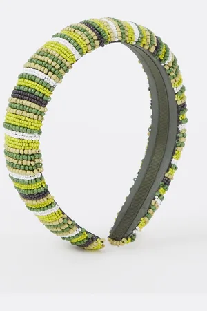 Beck Söndergaard Becksöndergaard Mahina Midi haarband met kralendecoratie