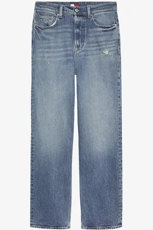 Tommy Hilfiger Layla high waist straight leg jeans met medium wassing