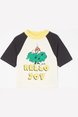Bobo Choses Hello Joy T-shirt van biologisch katoen