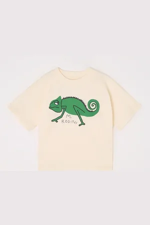 Mini Rodini Lizard T-shirt van biologisch katoen