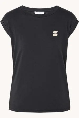 BY-BAR Thelma top van biologisch katoen met logo- en backprint