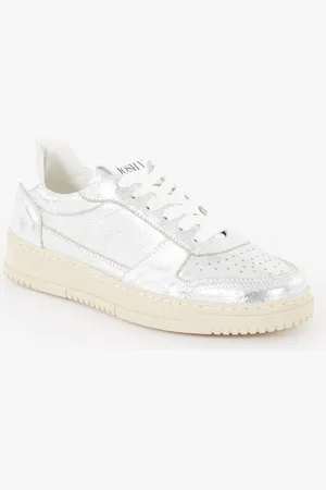 Josh V Winona sneaker van leer met metallic finish