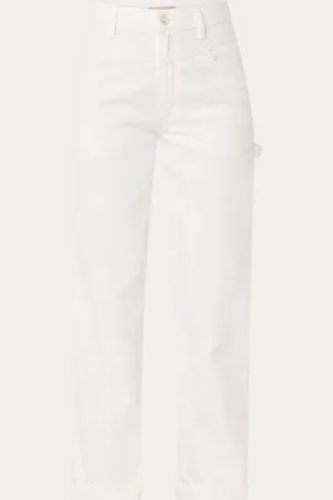 Josh V Mose high waist straight leg jeans met gekleurde wassing