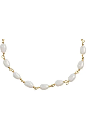 ANNA + NINA Clutching Pearls armband verguld