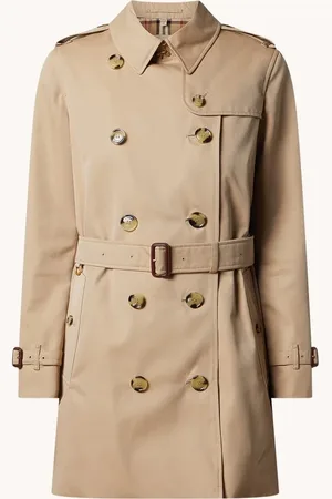 Burberry Kensington double-breasted trenchcoat met ceintuur