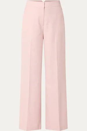 Aaiko Sonja high waist wide fit pantalon met steekzakken