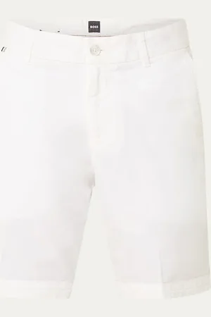 HUGO BOSS H-Slice straight fit korte chino met steekzakken