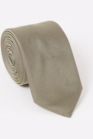 HUGO BOSS Stropdas in zijdeblend met streepprint