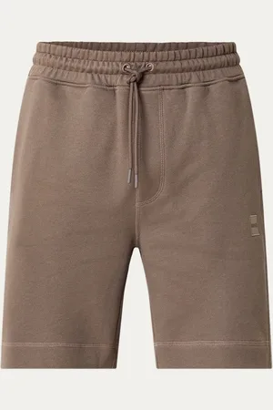 HUGO BOSS Sewalk straight fit korte joggingbroek met logo