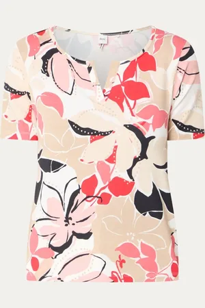 Brax Carina T-shirt met bloemenprint