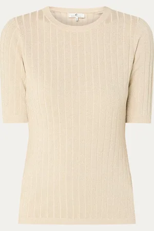Fifth House Gracelyn ribgebreide top met lurex